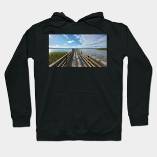 Pier on the lake Hoodie